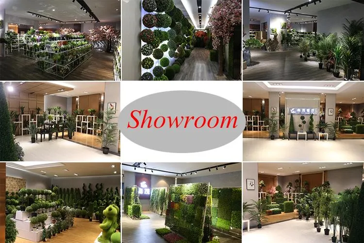 China Supplier Home Decor Boxwood Bonsai Tree for Outdoor Garden Artificial Grass Ball Potted Topiary Plant Greenery for Indoor