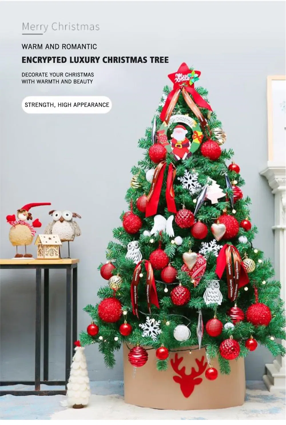 Christmas Decoration 20cm Different Styles Christmas Tree Table Ornament Small Tree Mini Christmas Tree 1.5m