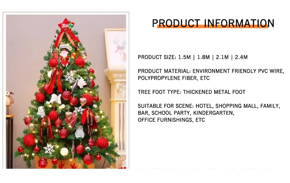 Christmas Decoration 20cm Different Styles Christmas Tree Table Ornament Small Tree Mini Christmas Tree 1.5m