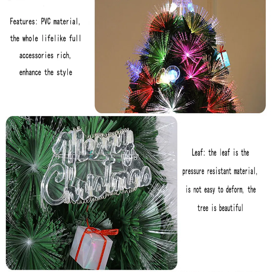 Christmas Oranment Dazzling Colorful Optical Fiber Christmas Tree-The Most Popular Christmas Tree of The Year