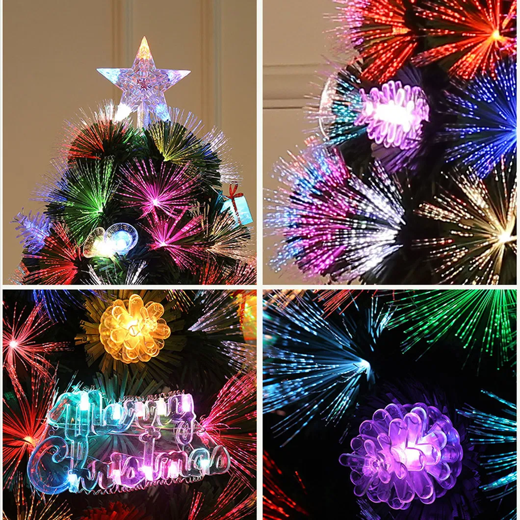 Christmas Oranment Dazzling Colorful Optical Fiber Christmas Tree-The Most Popular Christmas Tree of The Year