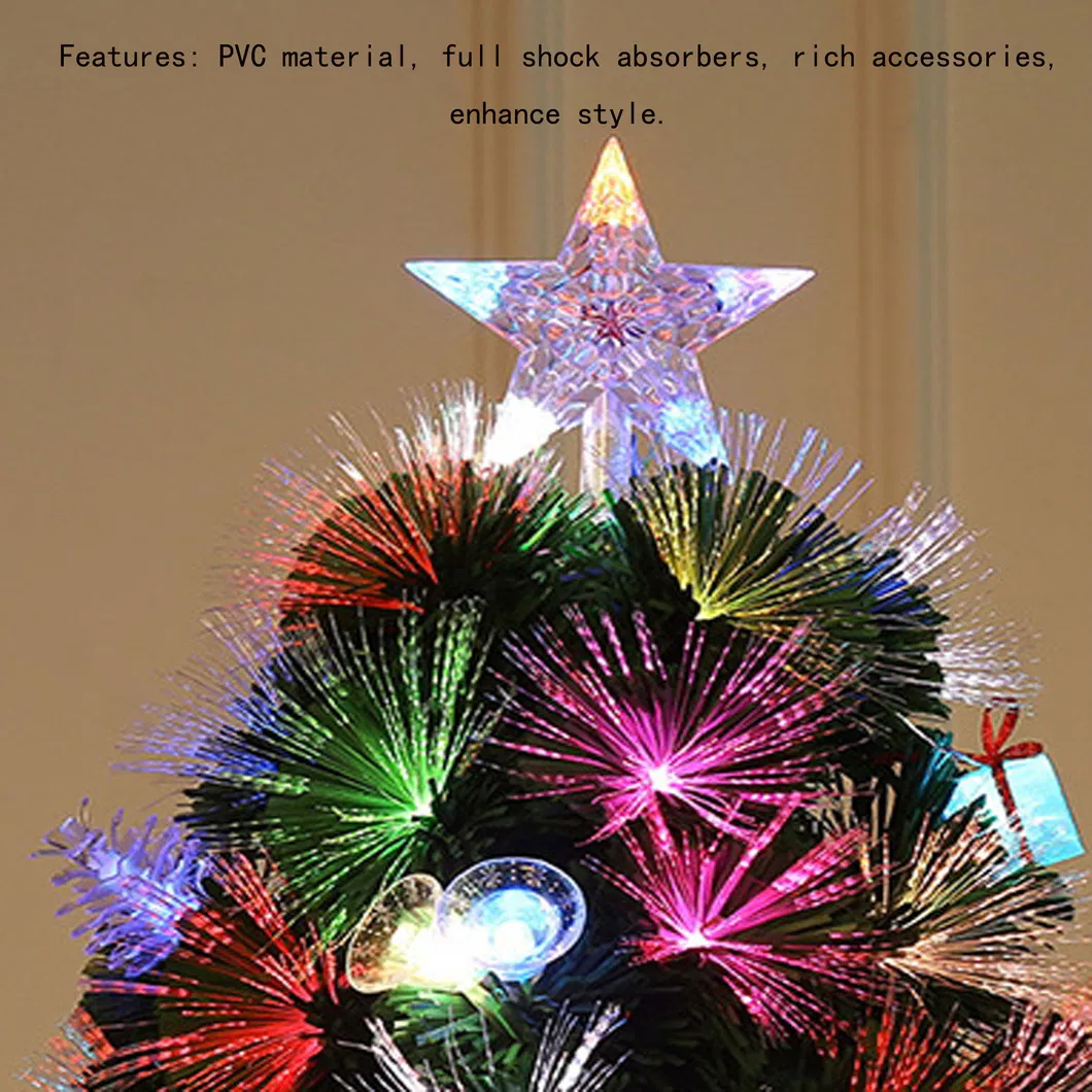 Christmas Oranment Dazzling Colorful Optical Fiber Christmas Tree-The Most Popular Christmas Tree of The Year