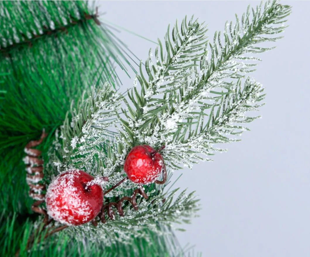 Christmas Ornament Christmas Decoration Sticky Snow Berry Plastic Christmas Cuttings