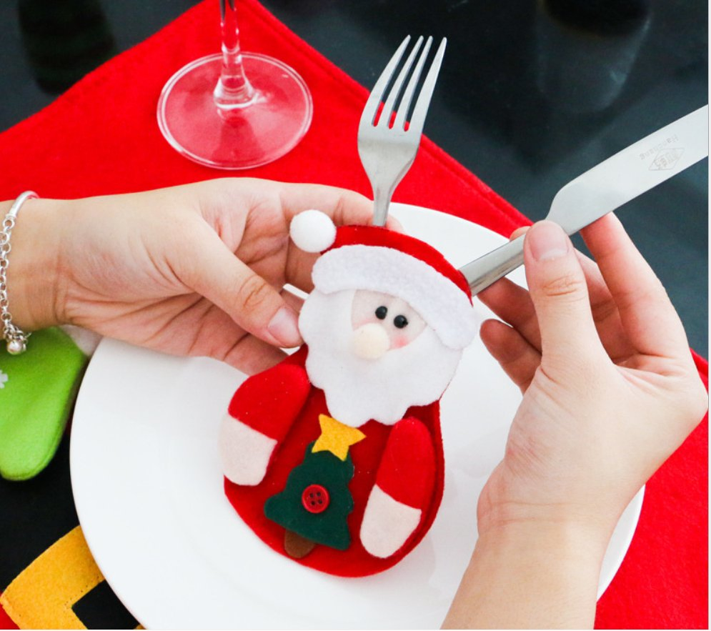 Christmas Ornament Christmas Lovely Mini Cultlery Set