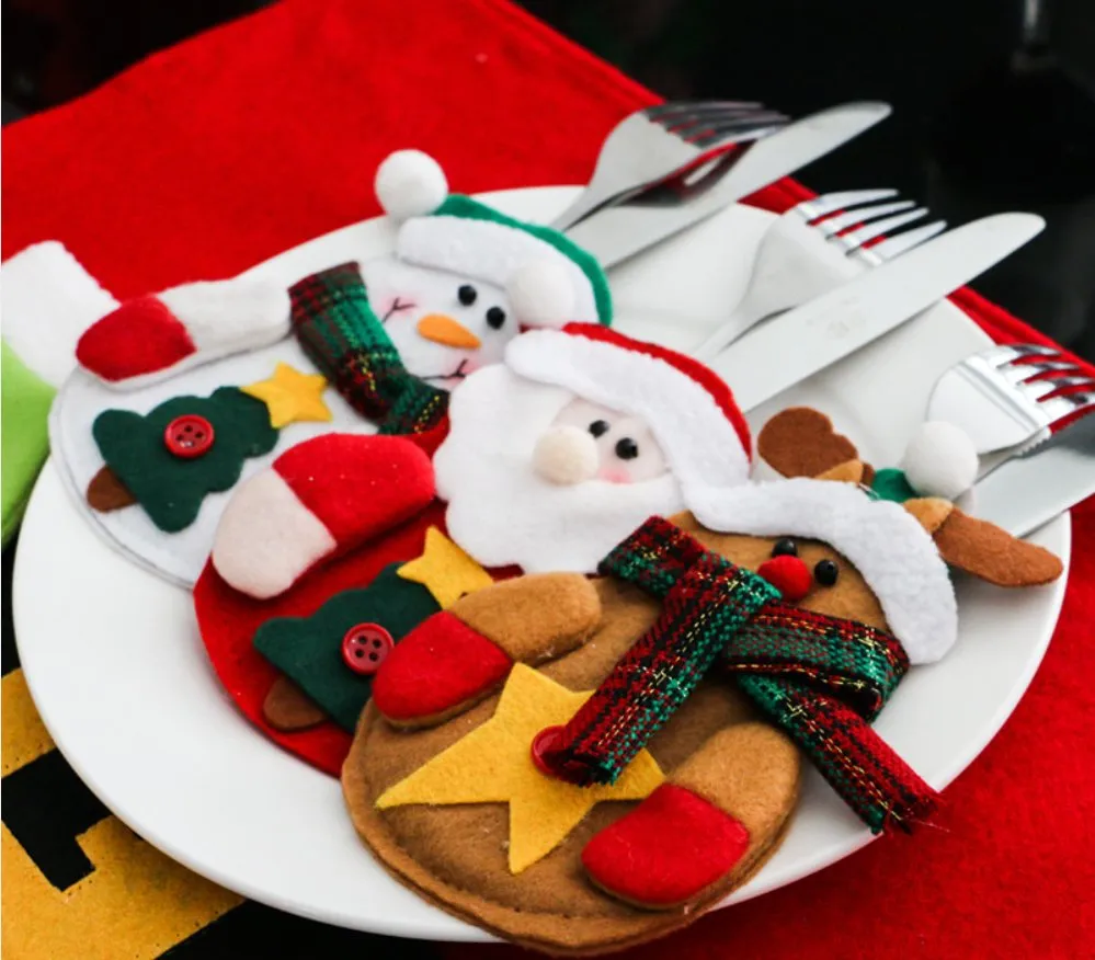 Christmas Ornament Christmas Lovely Mini Cultlery Set