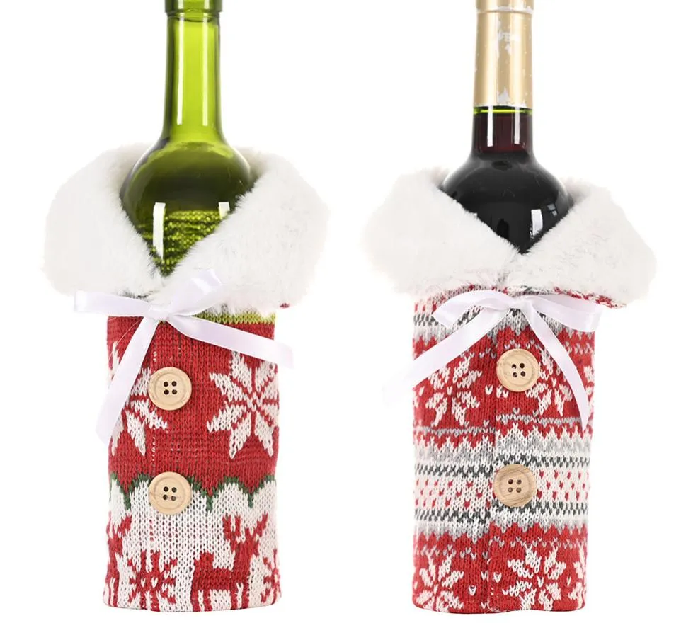 Christmas Ornament Knitting Buttons for Christmas Decorations