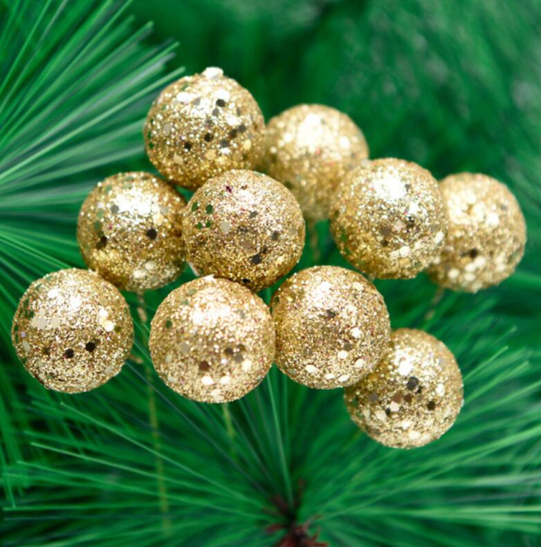 Christmas Ornament Spring Onion Powder, Christmas Fruit, Berry, Foam, Red Fruit