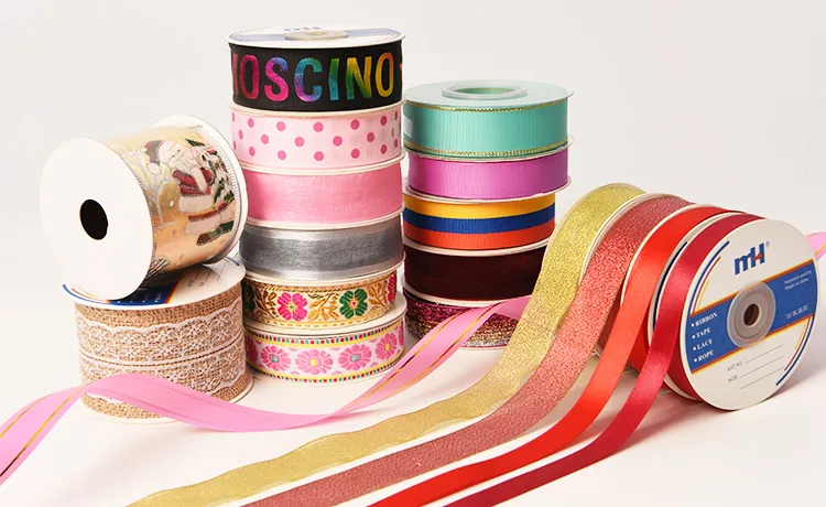 Christmas Ribbon Natural Jute Burlap Ribbon for Christmas Gift Wrapping Festival Party Decor