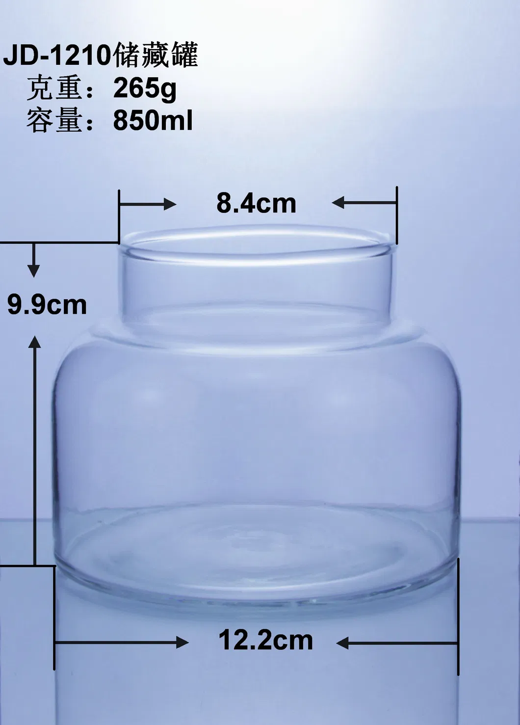 Clear Transparent Empty Candle Holder for Votive Candler Jars