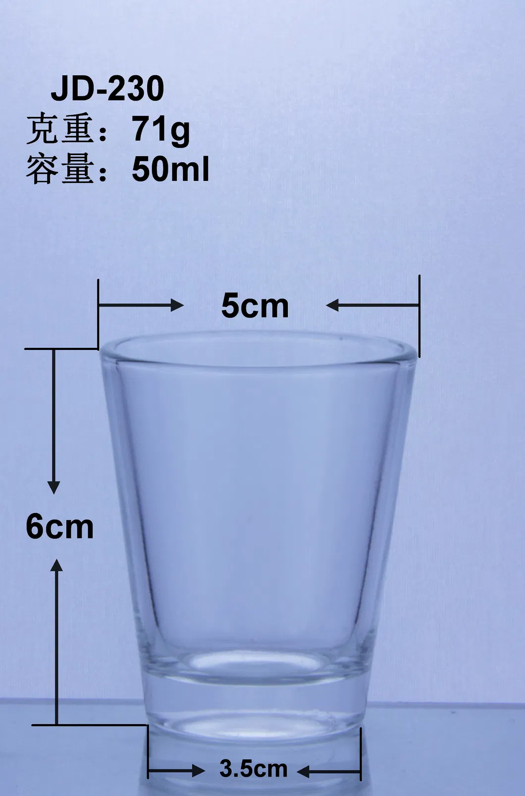 Clear Transparent Empty Candle Holder for Votive Candler Jars