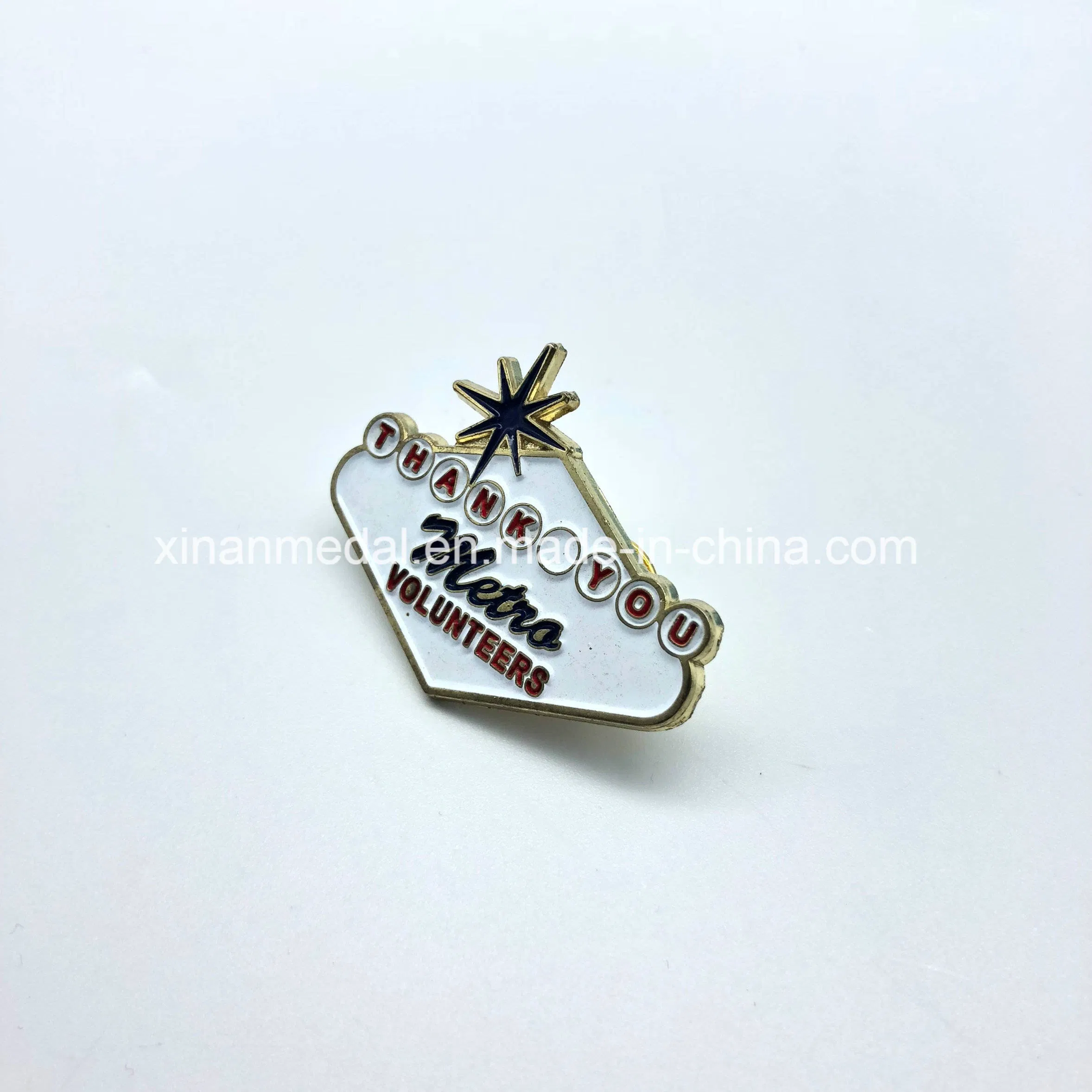 Club Custom Metal Enamel Member Volunteer Badge