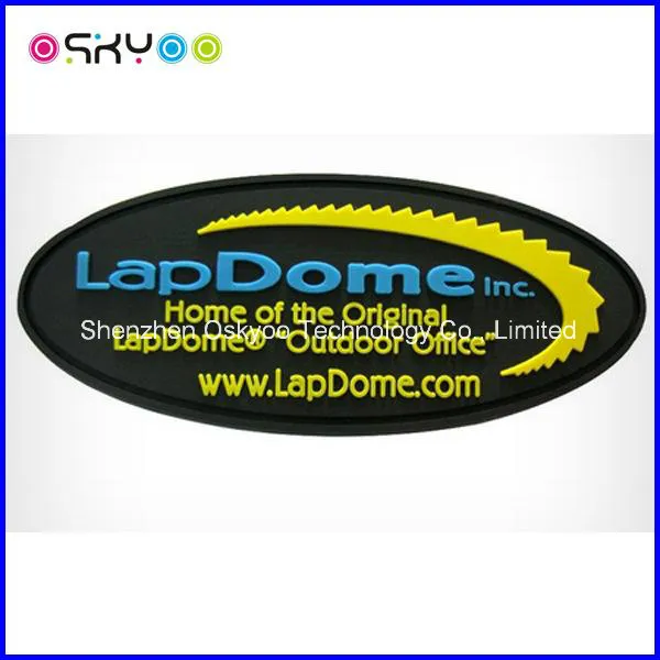 Custom 3D Logo PVC Silicone Rubber Trademark