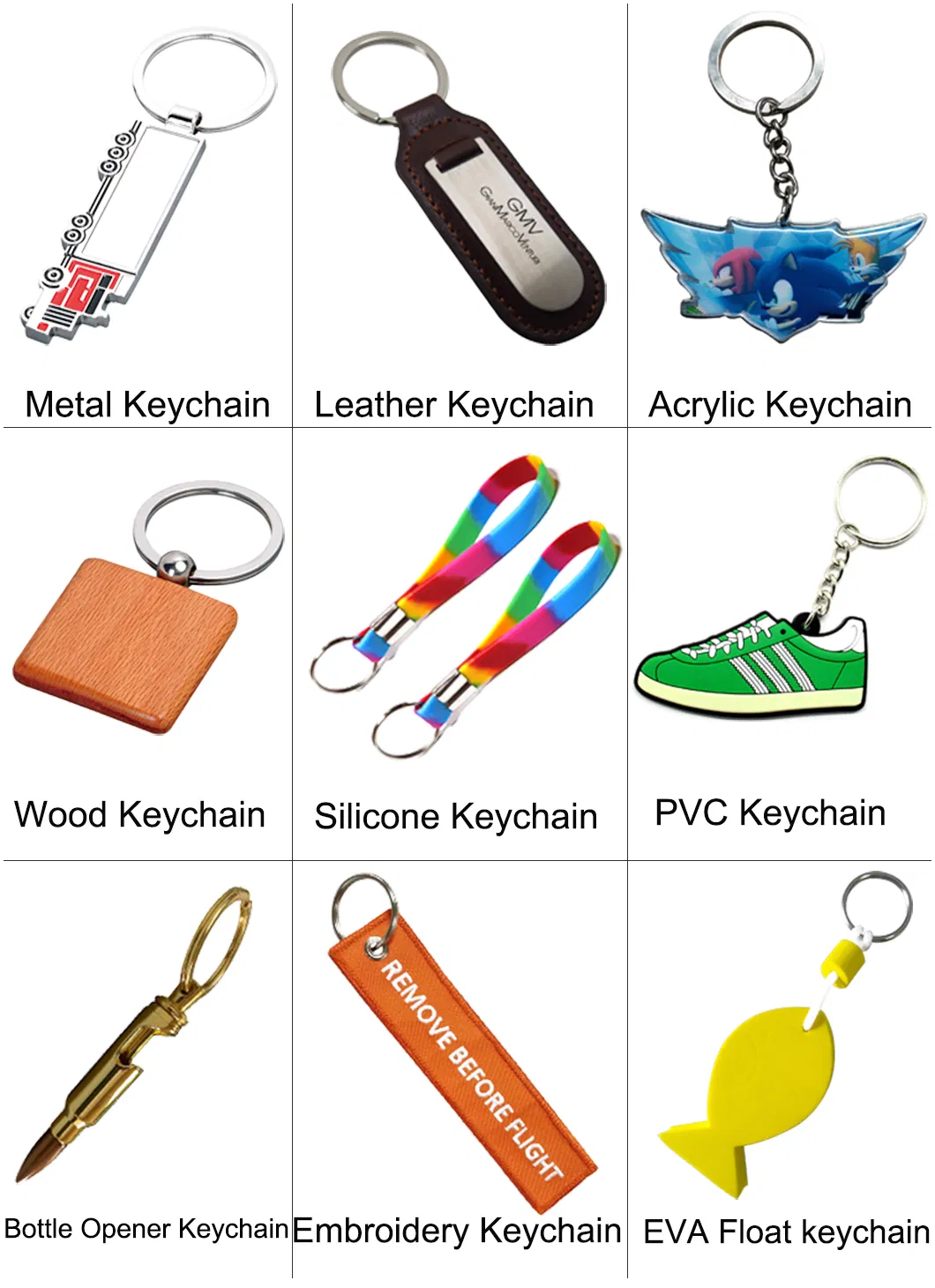 Custom 3D Superman Keyring Cartoon Metal Keychain