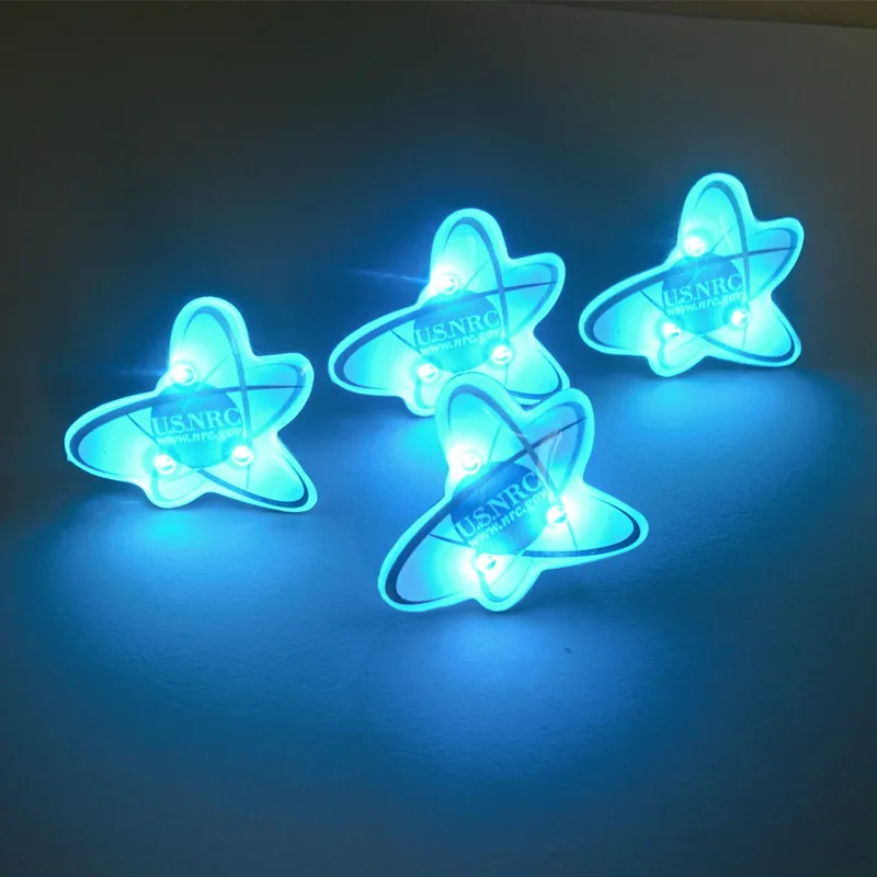 Custom Blinking LED Flashing Pin Badge Manufacturer, Supplier