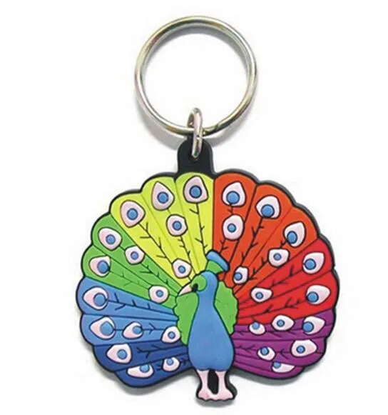 Custom Cartoon Plastic Injection PVC Cartoon Keychain