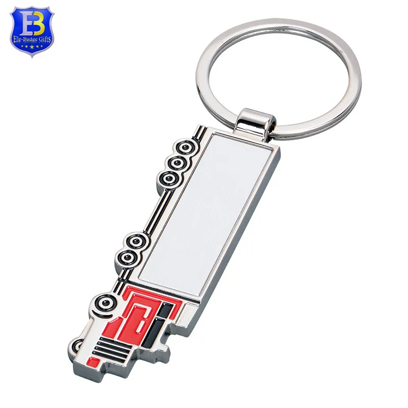 Custom Cute Mini Adornment Soft Enamel Paris Eiffel Tower and Love Heart Shape Souvenir Paris Key Chain/Keyring