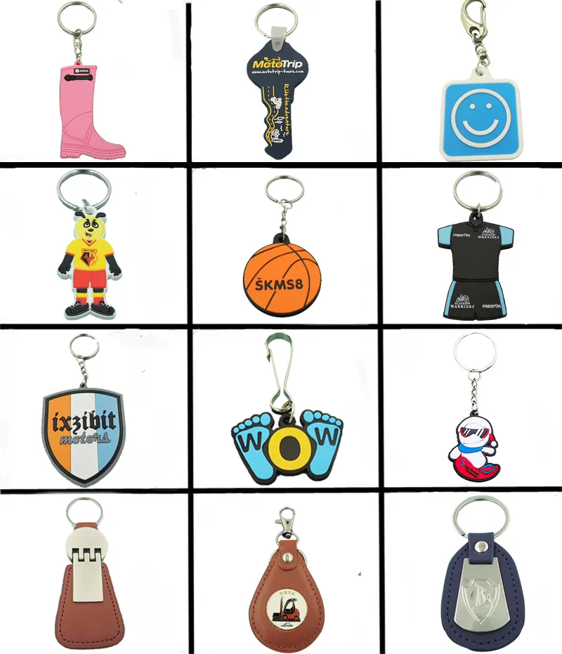 Custom Eco-Friendly PVC Keychain for Promotional Gift