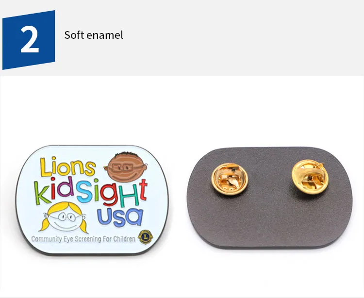 Custom Hard Enamel Pin High Quality Metal Lapel with Custom Enamel Badge Safety Pin