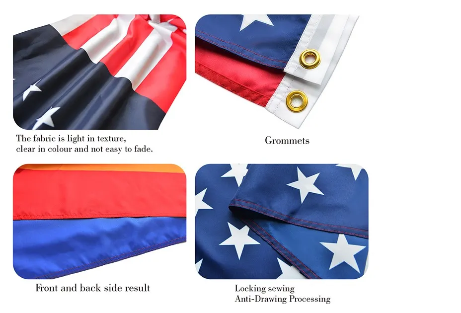 Custom National Advertising Wholesale Fbre Glass Pole Mexican Nobori Biden Garden Stand Us Isreel Haitian Clothes Jarmoo Polyester Hand Flag