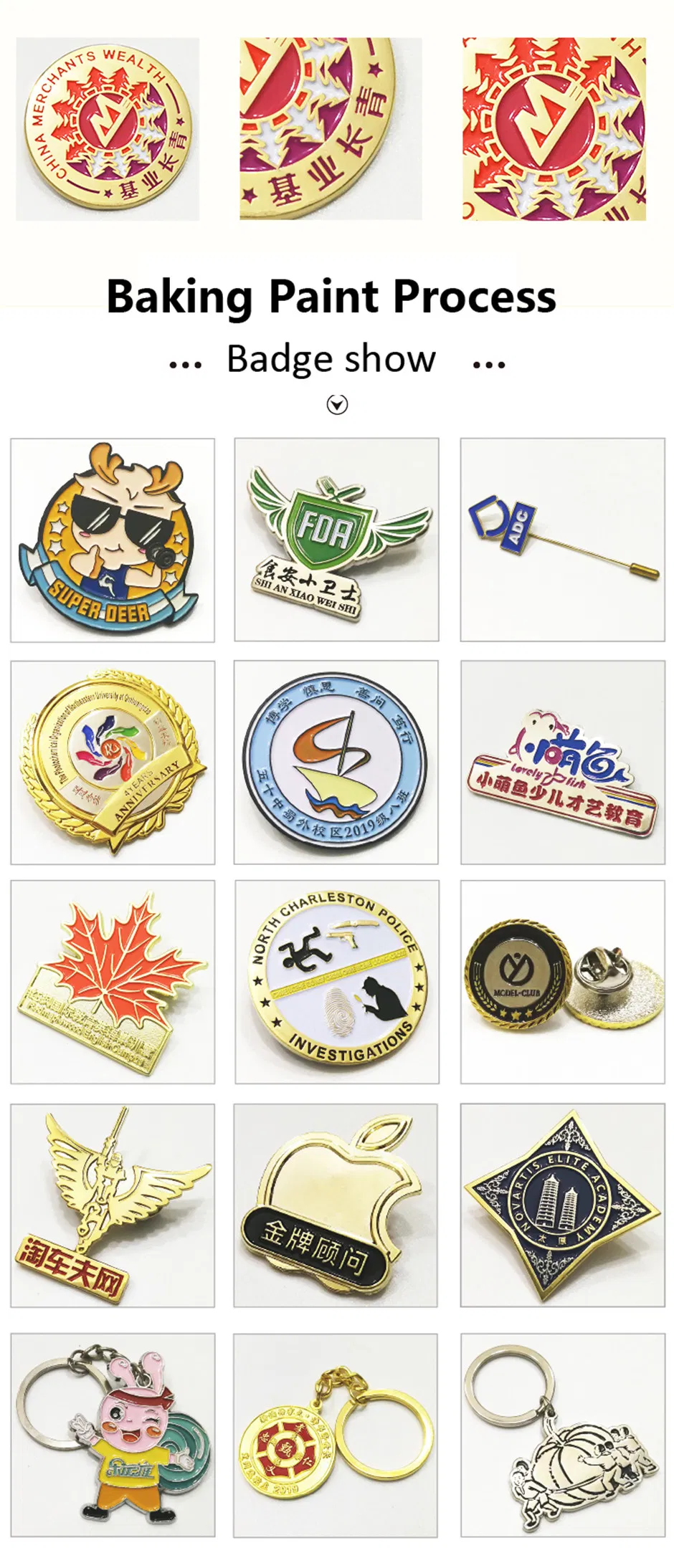 Custom OEM Promotional Key Chain High Quality Keychain Cheap Metal Death Logo Key Chains