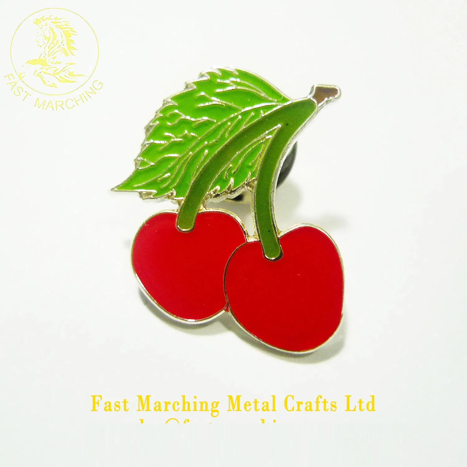 Custom Personalized Logo Grill Enamel Poppy Pin Awards Metal Badge