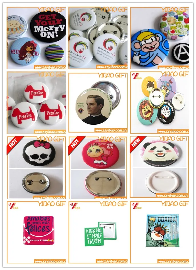 Custom Printing Logo Button Badge for Promotion Gifts