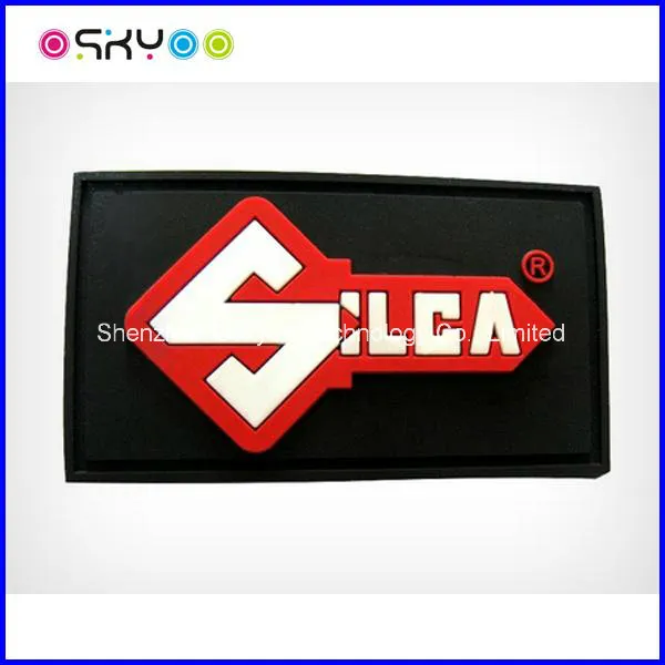 Customize Brand Logo PVC Silicone Trademark for Clothing Garment Label