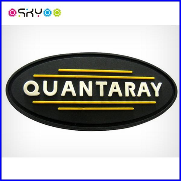 Customize Brand Logo Soft PVC Silicone Trademark Label