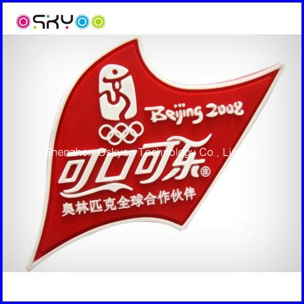 Customize Brand Logo Soft PVC Silicone Trademark Label