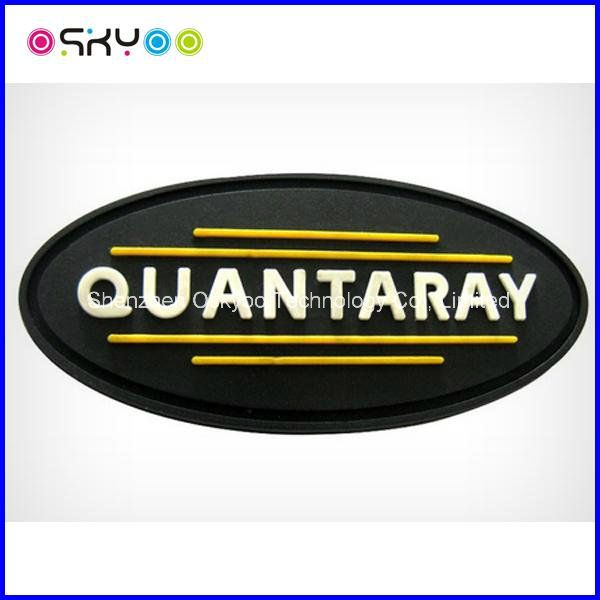 Customize Brand Logo Soft PVC Silicone Trademark Label
