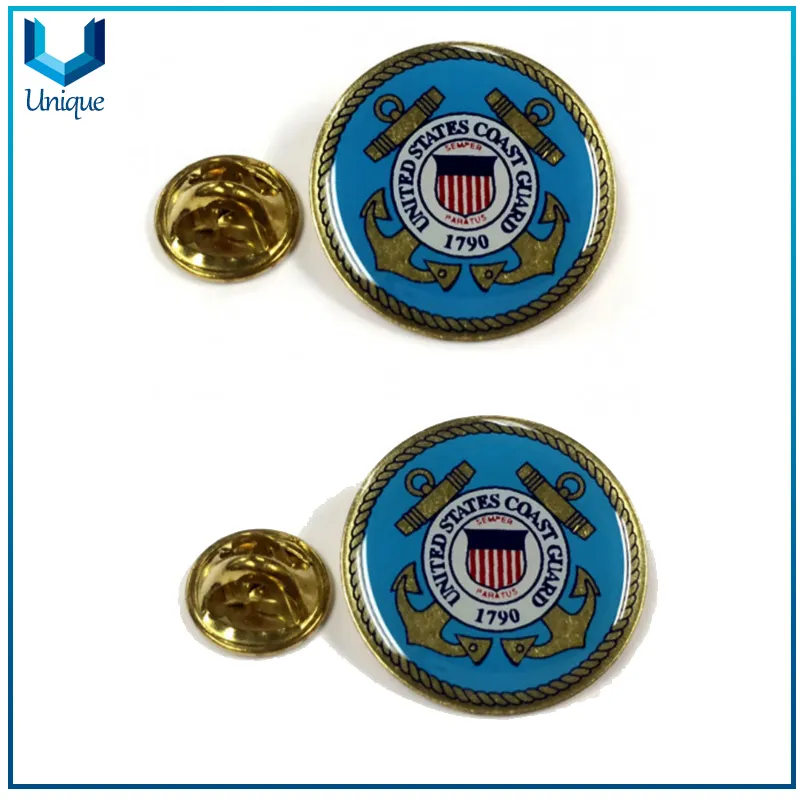 Customize Design Offset Pins, Cartoon Printed Lapel Pins, Leaves Metal Pins, Anniversary Gift Brooches for Free