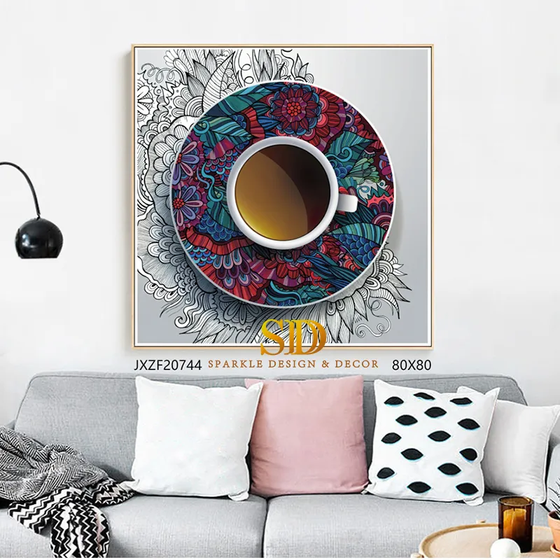 Customized Abstract Wall Art Canvas Paitings Crystal Paintings Oil Paintings
