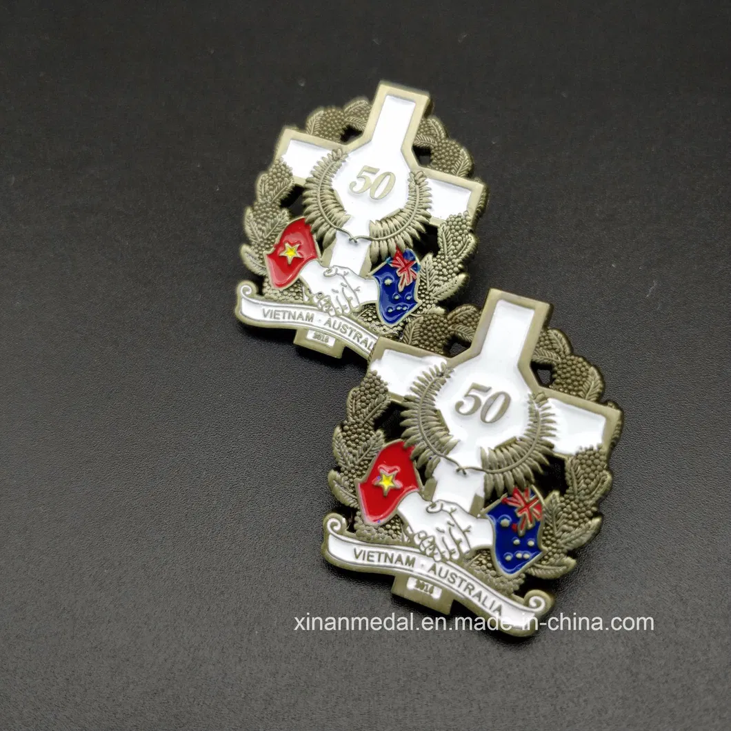 Customized Metal Soft Enamel Pin Badge.