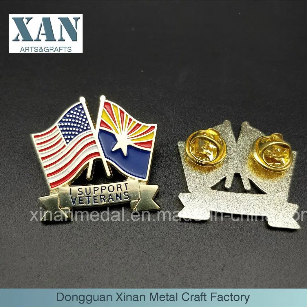 Customized Metal Soft Enamel Pin Badge.