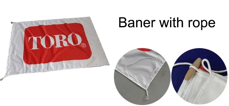 Customized Outdoor Wall Polyester Fabric 3X5FT Mexican Flag Banner for Advertising