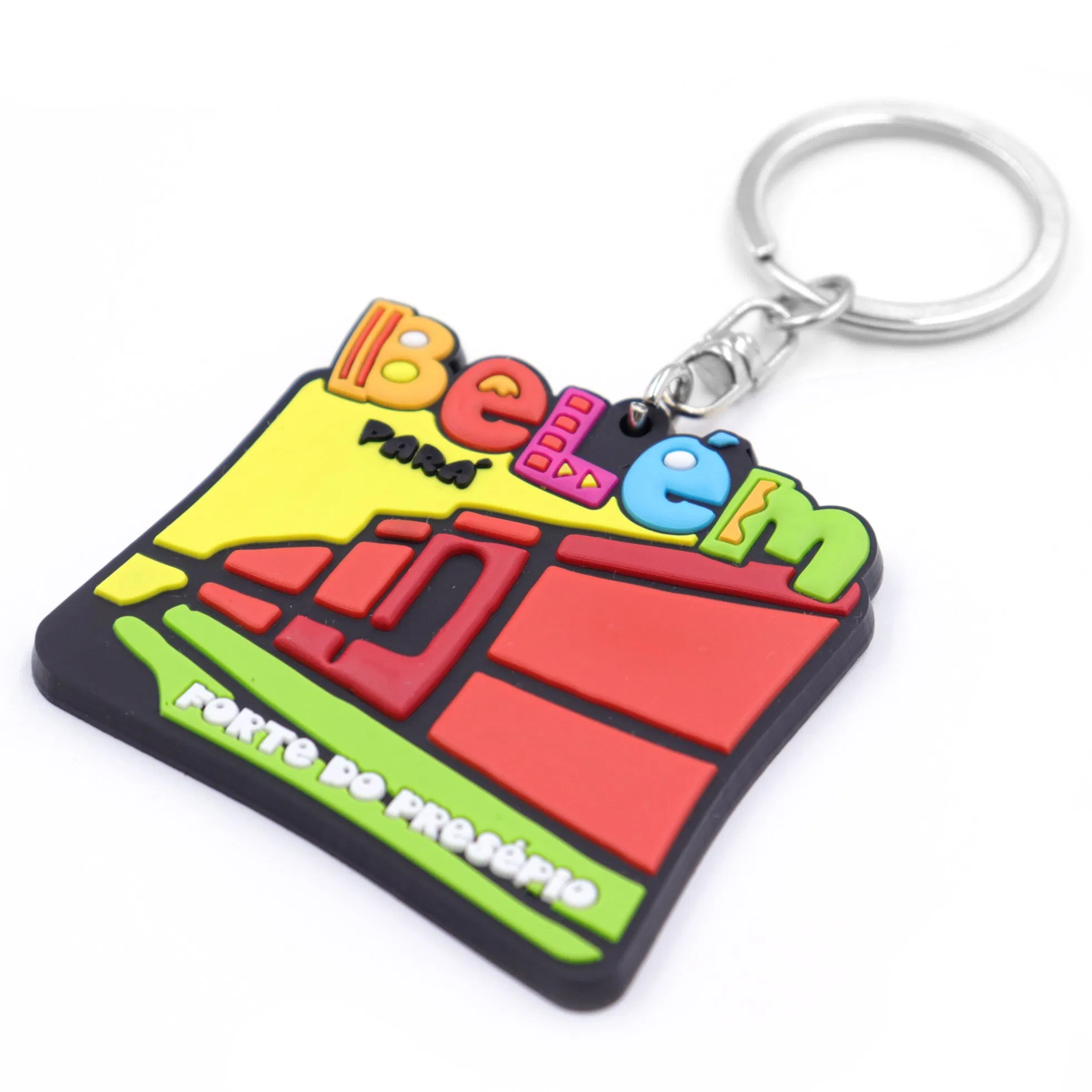Customized PVC Silicone Star Keychain for Promotional Gifts