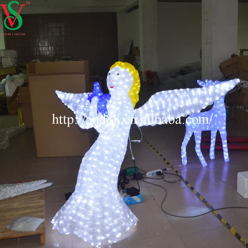 Decoration Motif Lights Angel