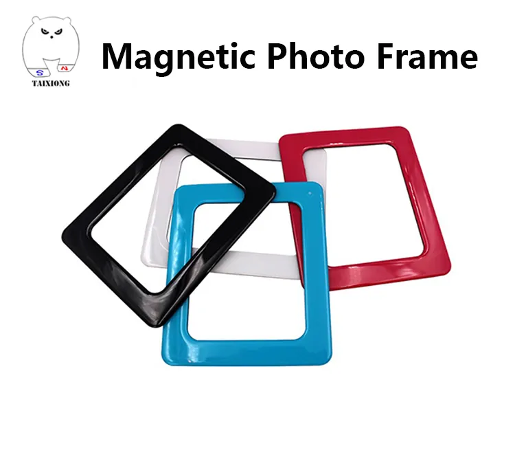 Decorative Magnetic Photo Frame 5X7 Fridge Magnet Magnetic Photo Pocket 4X6