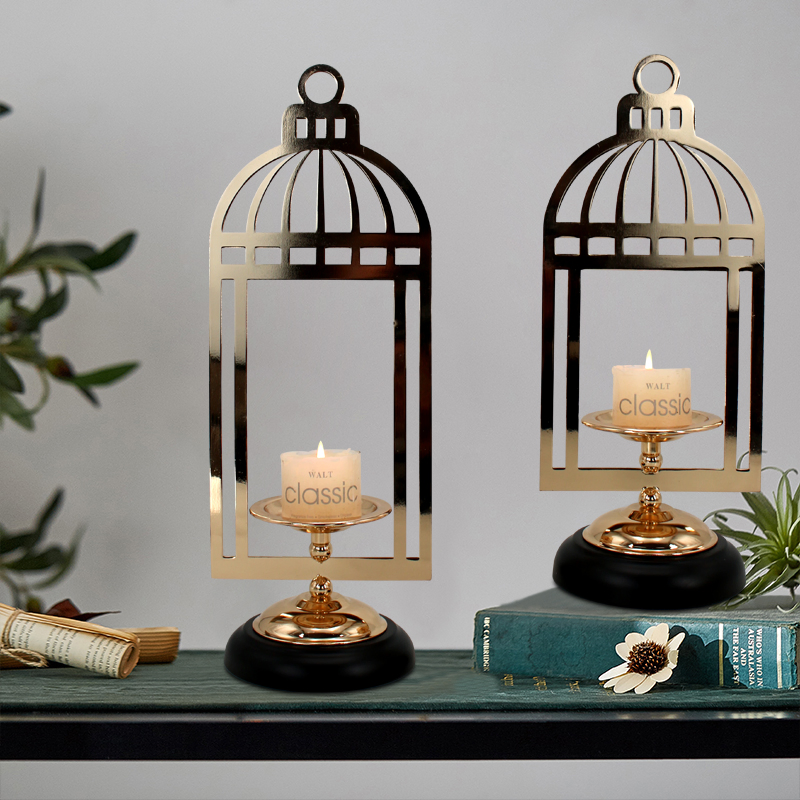 Desktop Birdcage Candlestick Home Decoration Candle Stand Holdermetal Lantern Candle Holder Creative Ornaments