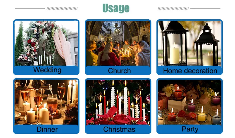 Different Color Taper Candle Candle for Sale