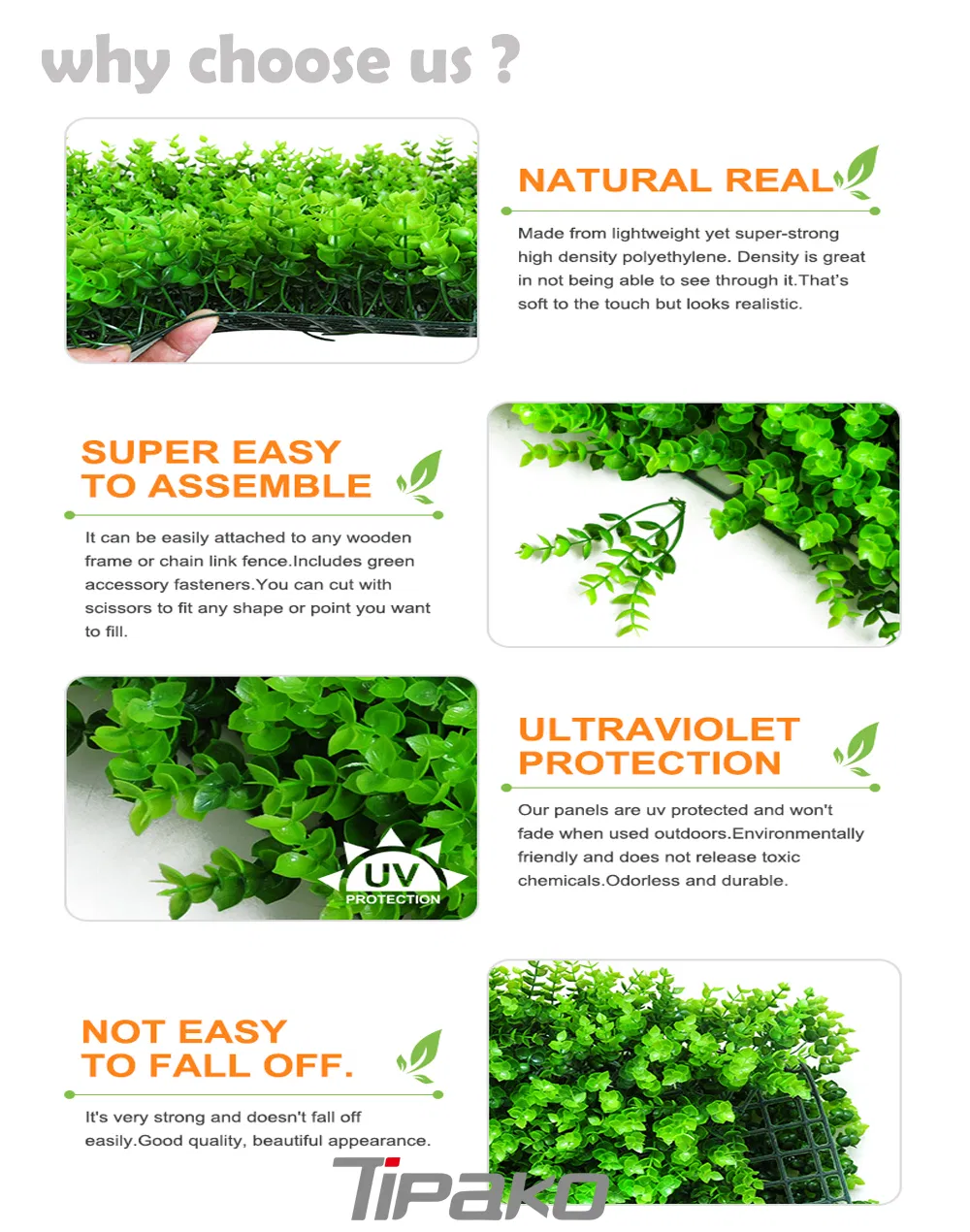 DIY Synthetic Shrub Emulation Wall Plant for Wedding with SGS