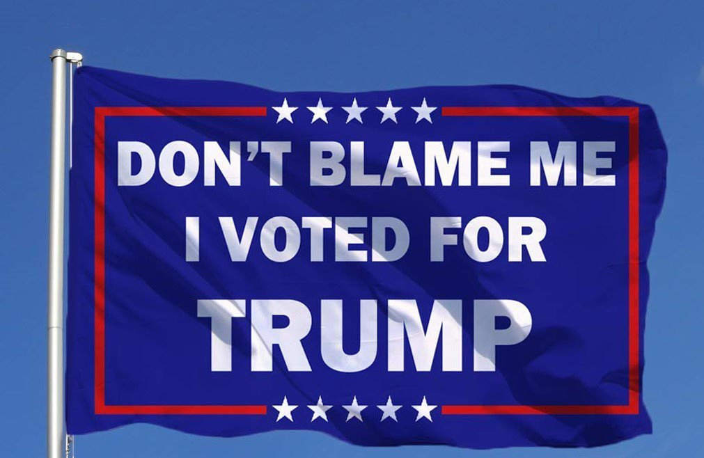 Don't Blame Me I Voted for Trump Flag 3X5FT