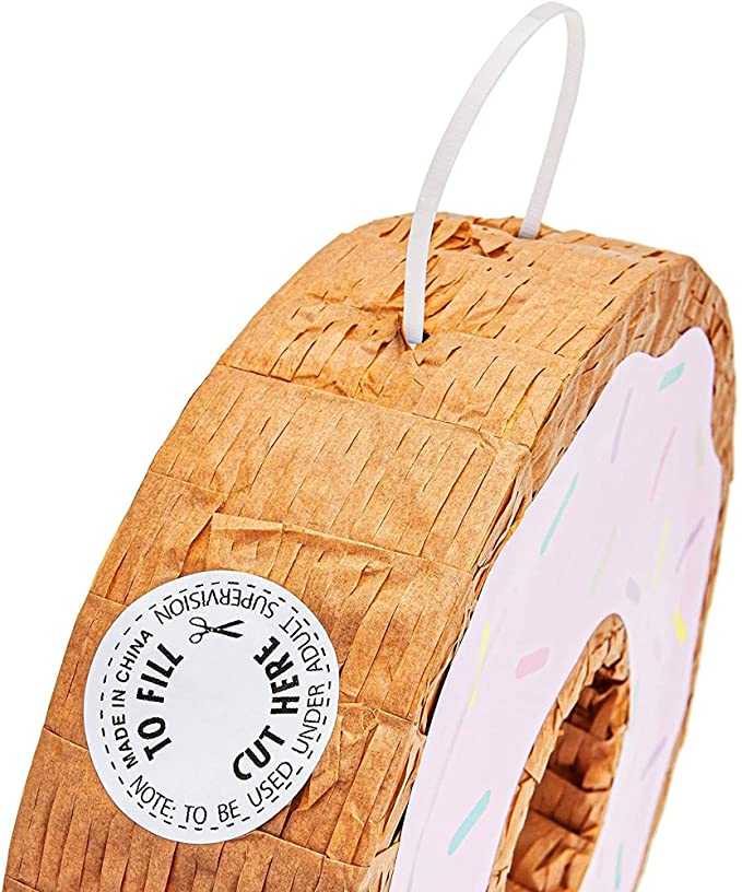 Donut Pinata (12.75 X 3 in, Pink)