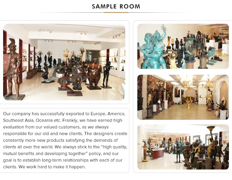 Earth Goddess Bronze Statues Sculptures Female Artwork Metal Figurine