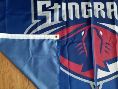 Echl South Carolina Stingrays Flag 3X5FT (90X150cm) Big Size Full Size Flags Christmas Festival Celebrate Decorative Banner