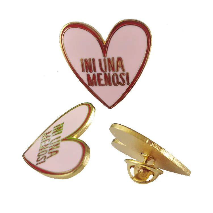 Enamel Metal Pin Hard Enamel Lapel Pin Advertising Logo Pin Badge with Butterfly Clutch