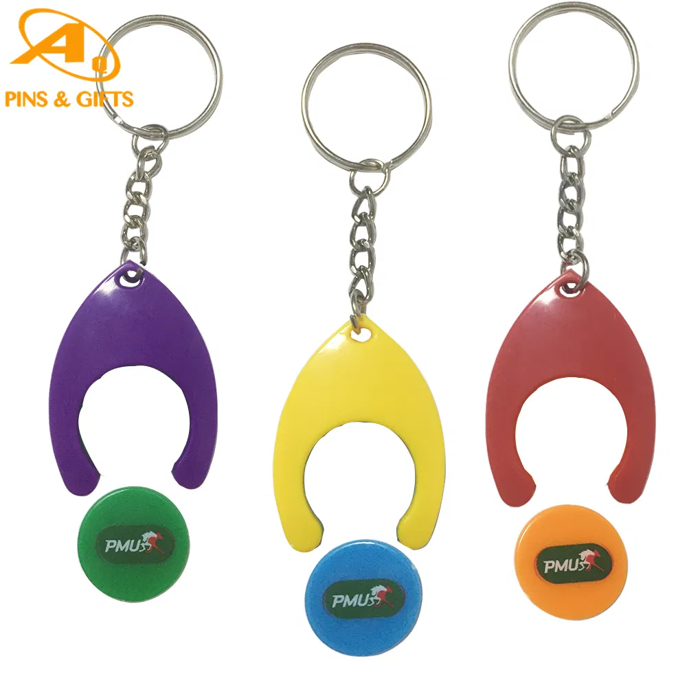 Factory Direct Sale Cheap Metal Blank UK Car Wash Custom Arcade Laser Engraved Car Shaped Keychain in Bulk Shopping Trolly Plastic Cart Coin Token