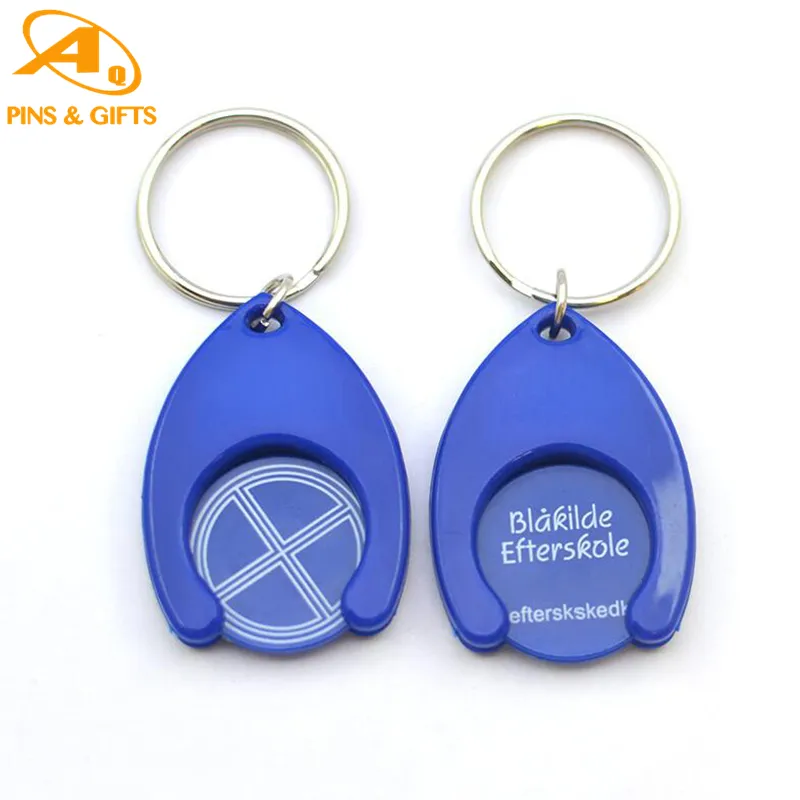 Factory Direct Sale Cheap Metal Blank UK Car Wash Custom Arcade Laser Engraved Car Shaped Keychain in Bulk Shopping Trolly Plastic Cart Coin Token