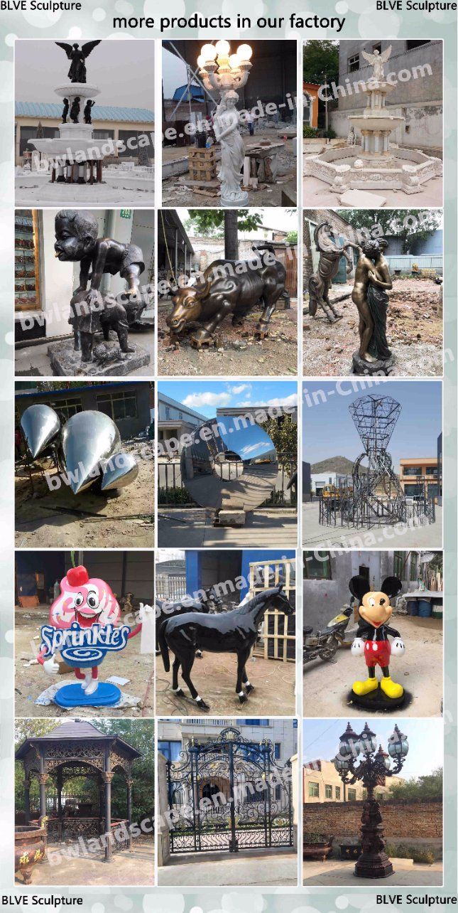 Factory Price Outdoor Garden Thinker and Horse Sculpture Btonze Statue Bfsm-27