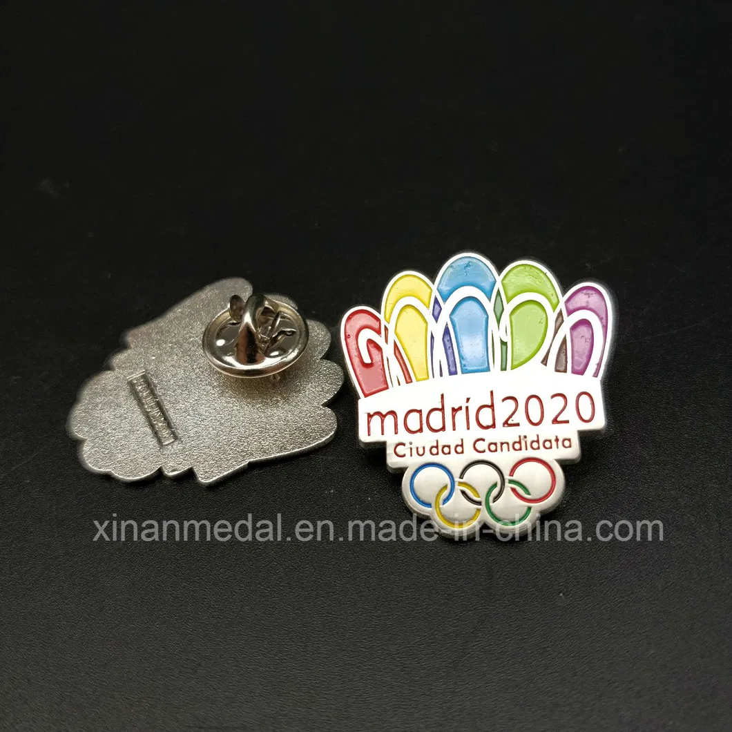 Factory Wholesale Custom Enamel 3D Gold Souvenirs Badge Pins